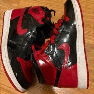 Jordan Black and Red Men's Shoes